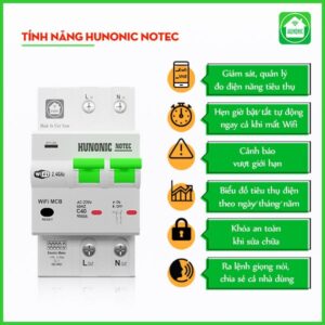 APtomat đo năng lượng hunonic