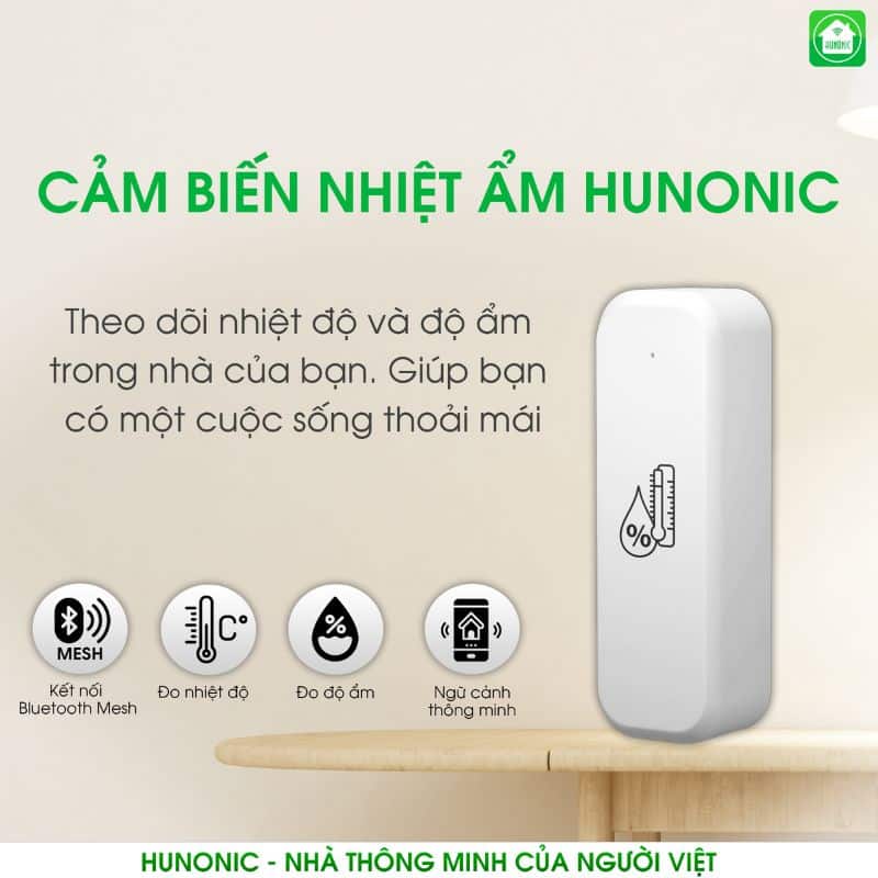 cảm biến nhệt ẩm Hunonic