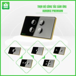 công tắc hunonic pemium hình chữ nhật