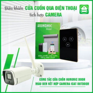 cong tac cua cuon hunonic den camera icat outdoor