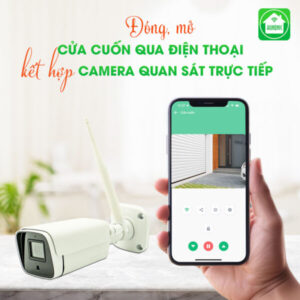 Công tắc cửa cuốn kết hợp camera icat Outdoor