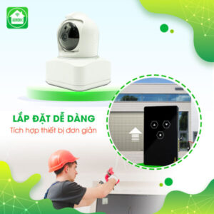 lap datcong tac cua cuon datic den camera indoor