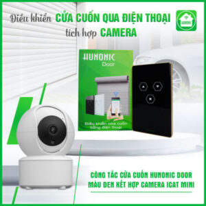 công tắc cửa cuốn hunonic kết hợp camera icat mini