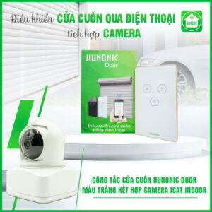 cong tac cua cuon hunonic trang camera indoor