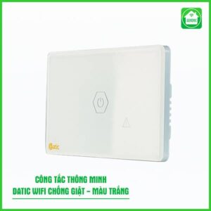 Công tắc chống giật datic màu trắng